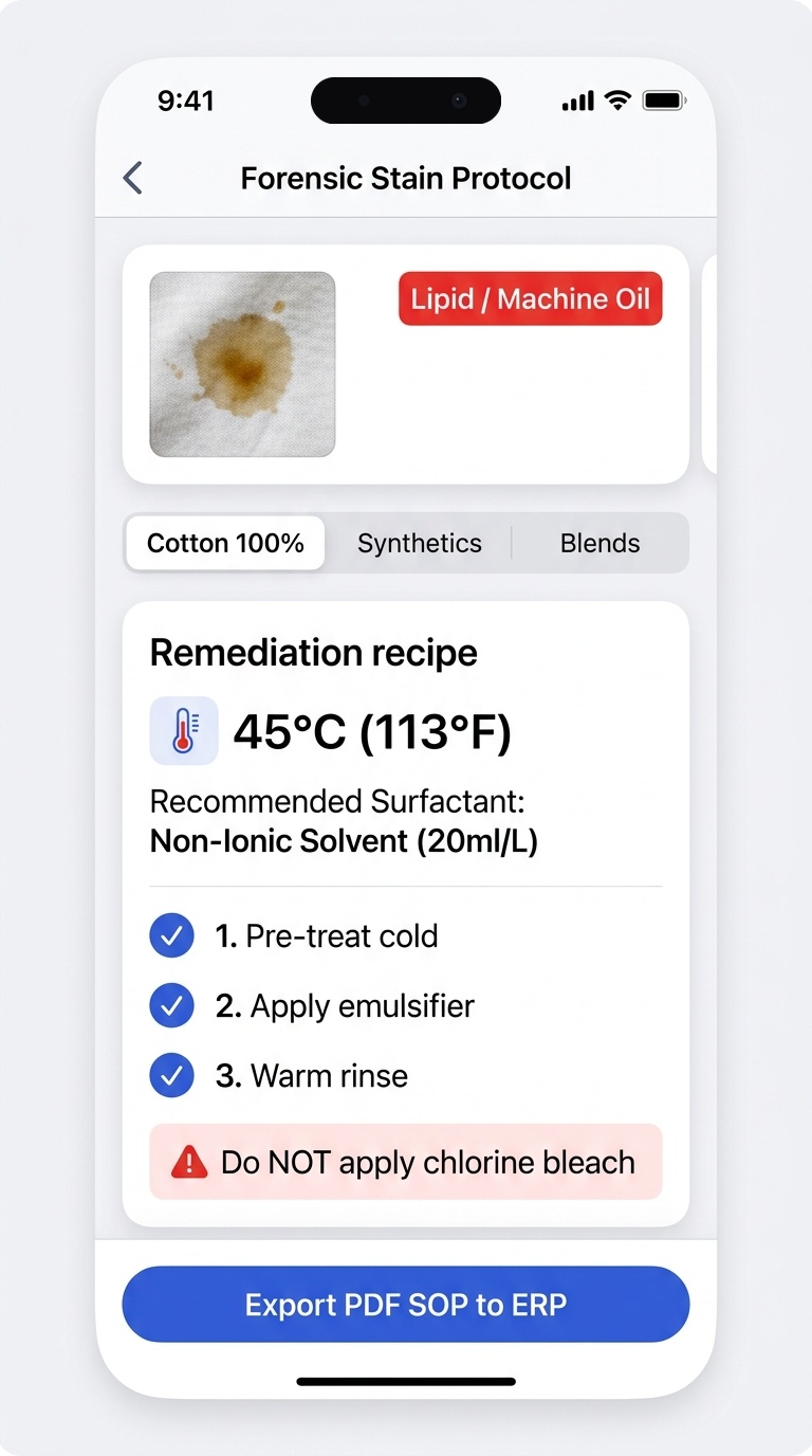 Step 2: Forensic Stain Remediation on iPhone