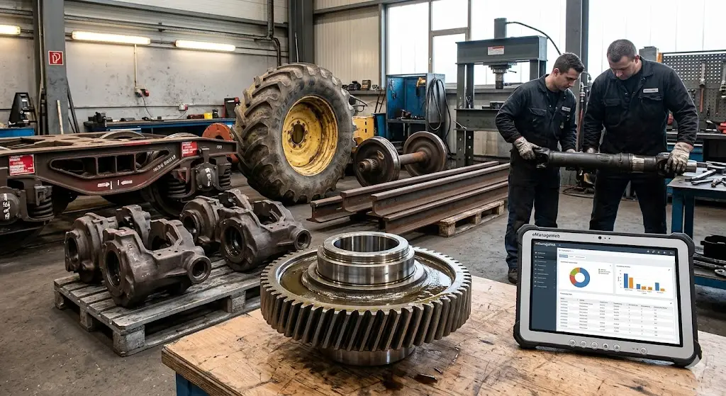 eManage Tractor & Railway Parts ERP solution